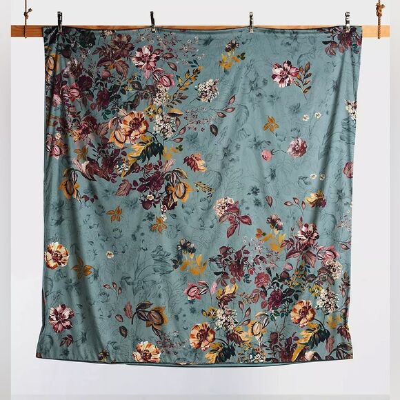 Anthropologie Olive Cotton Sateen Duvet 4540H989AA Queen - Picture 3 of 4